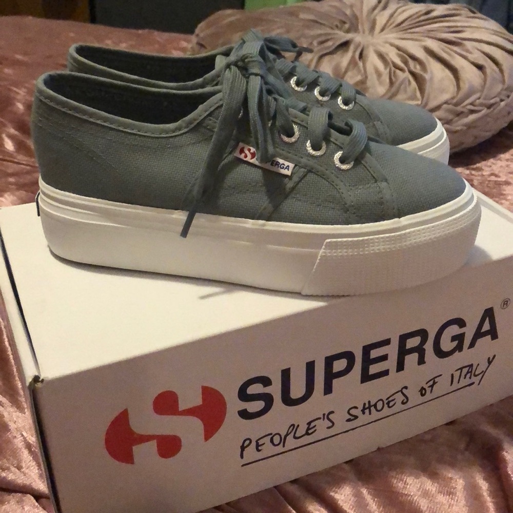 Superga 2790 acotw grey sage 😊